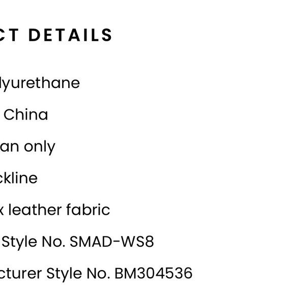 Faux leather Steve Madden puff sleeve top - Picture 5 of 10